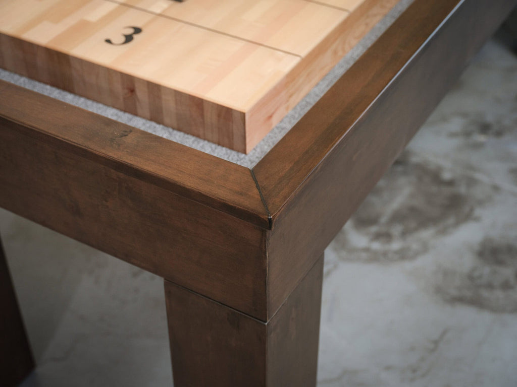 Paula Parsons Shuffleboard Table in Antique Coffee