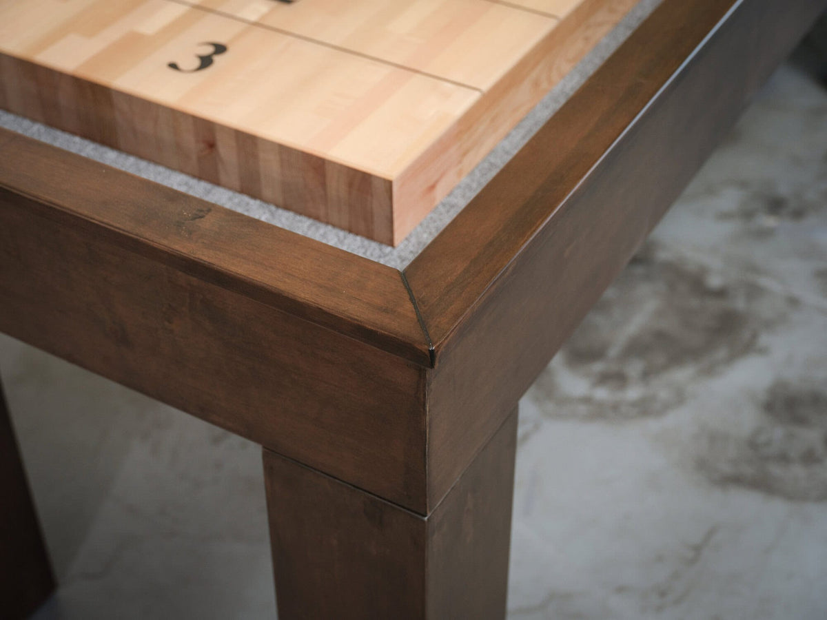 Paula Parsons Shuffleboard Table in Antique Coffee