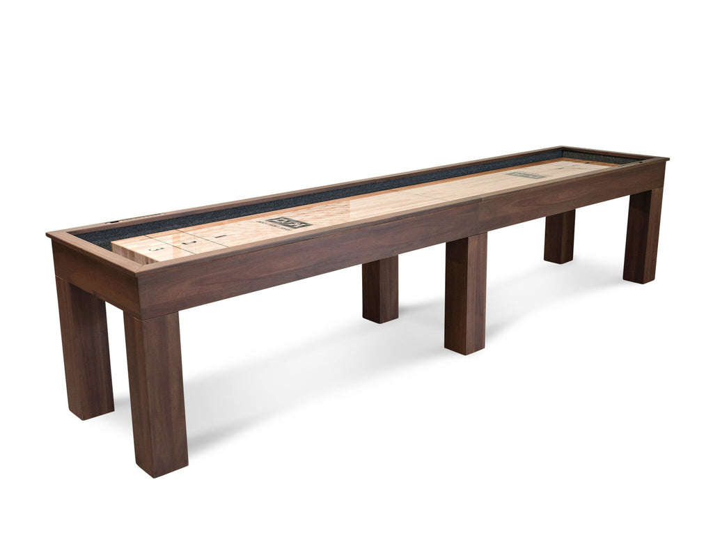 Paula Parsons Shuffleboard Table in Grey Walnut