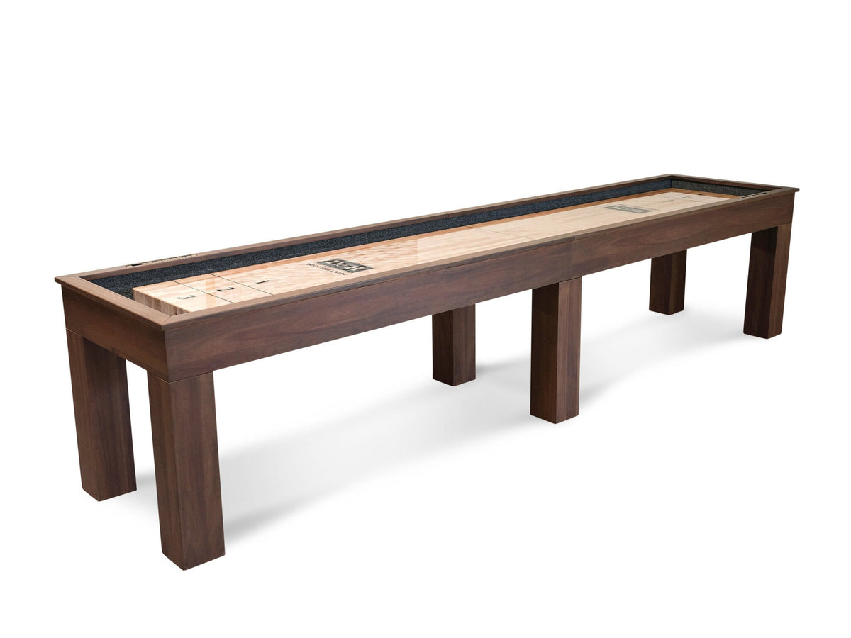 Paula Parsons Shuffleboard Table in Grey Walnut