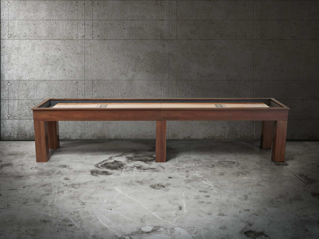 Paula Parsons Shuffleboard Table in Grey Walnut
