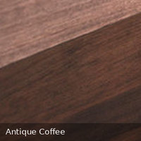 Antique Coffee finish sample