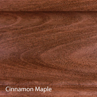 Cinnamon Maple finish sample