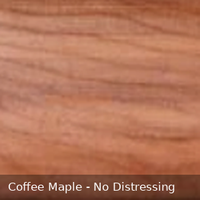 Coffee Maple-No Distressing finish sample