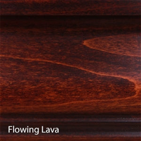 Flowing Lava finish sample