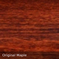 Original Maple finish sample