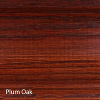 Plum Oak finish sample