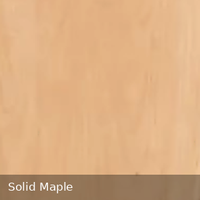 Solid Maple finish sample