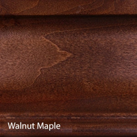 Walnut Maple finish sample